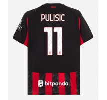 AC Milan Christian Pulisic #11 Koszulka Podstawowa 2025-26 Krótki Rękaw